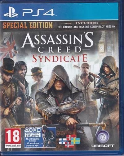 Assassins Creed Syndicate Special Edition - PS4Spil (B Grade) (Genbrug)